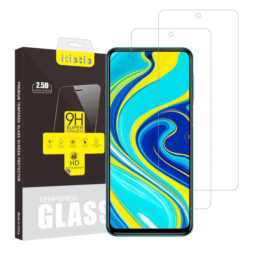 2Pcs Set ITIETIE 2.5D 9H Tempered Glass Screen Film for Xiaomi Redmi Note 9S Redmi Note 9 Pro Redmi Note 9 Pro Max 2Pcs Set ITIETIE 2.5D 9H Tempered Glass Screen Film for Xiaomi Redmi Note 9S Redmi Note 9 Pro Redmi Note 9 Pro Max